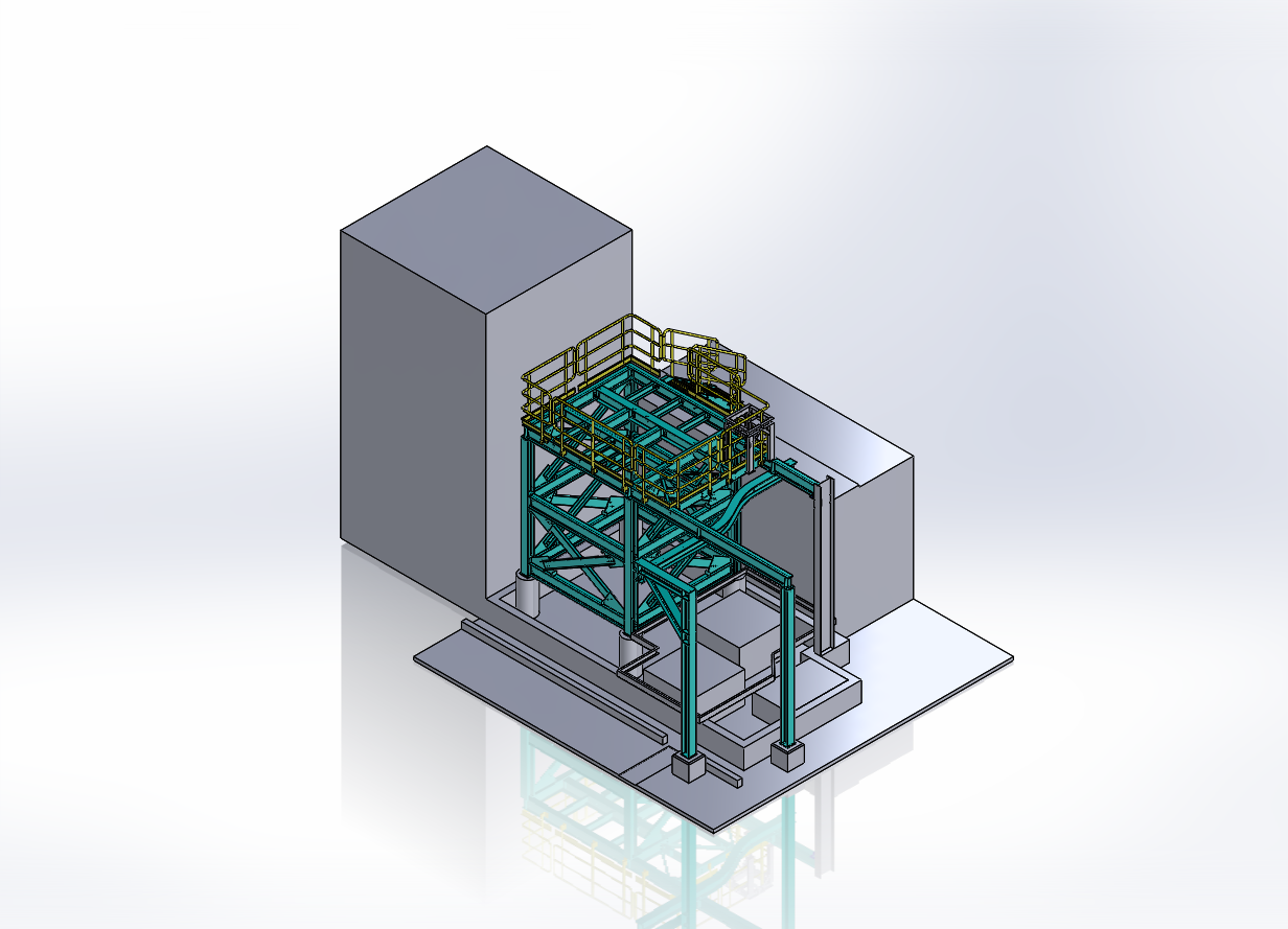 CONJUNTO PLATAFORMA SOBRE ESTANQUE